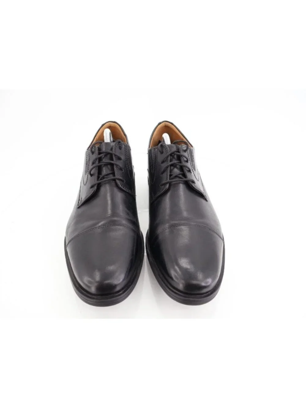 Clarks Men's Whiddon Cap Oxford Size 12M Black Leather Lace Up Dress Shoes